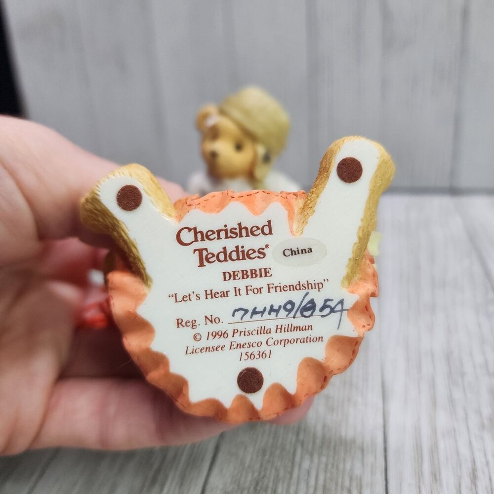 Vintage Cherished Teddies Debbie and Butch Figurine 1996 #156388 #156361 - Picture 6 of 8